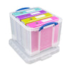 Really Useful Box, 35 Litre, 480 x 390 x 310mm, Clear