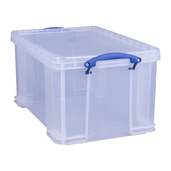 big400 racking bay with 20 x 48 litre really useful... Really Useful Box, 48 Litre, 600 x 400 x 310 mm, Clear - Office Supp ...
