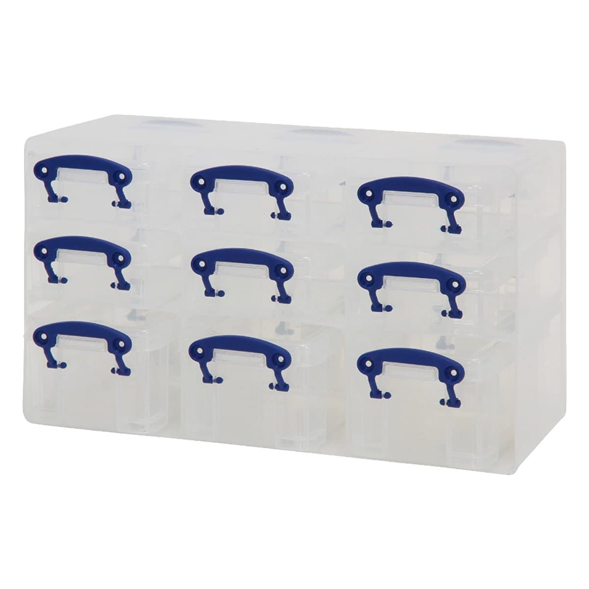 Really Useful Box, 9 Box Organizer, 285 x 165 x 105mm, Clear