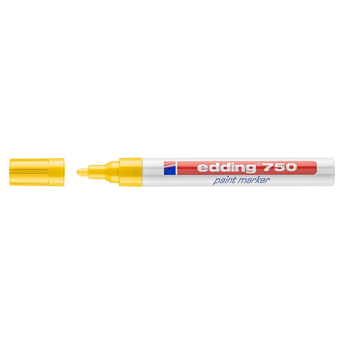 edding 750 Paint Marker, 2-4mm Bullet Tip, Yellow