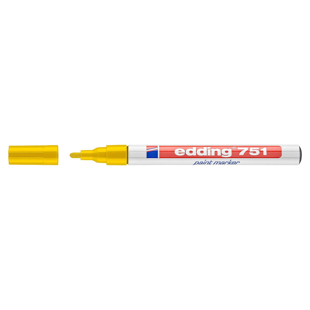edding 751 Paint Marker, 1-2mm Bullet Tip, Yellow