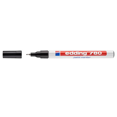 edding 780 Paint Marker, 0.8mm Bullet Tip, Black
