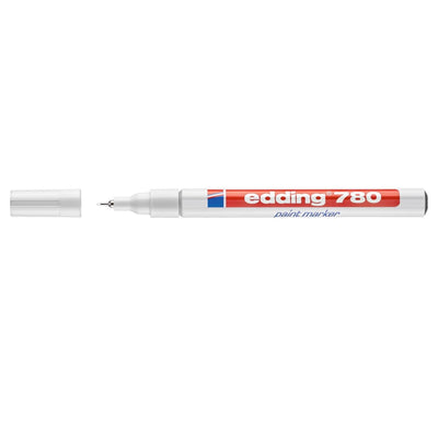 edding 780 Paint Marker, 0.8mm Bullet Tip, White