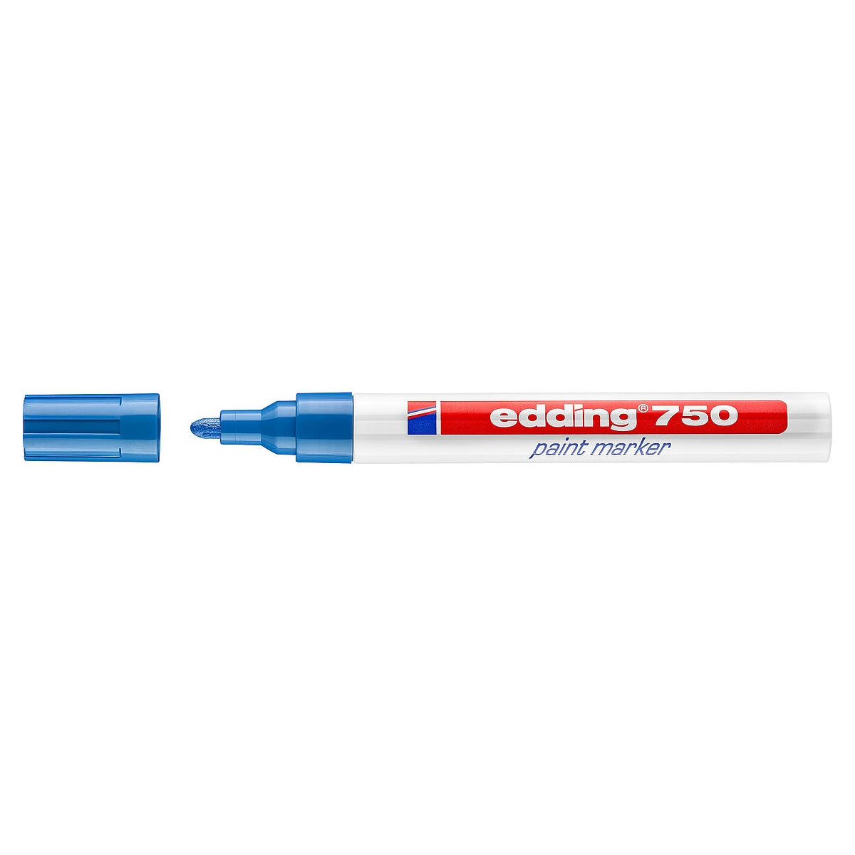 edding 750 Paint Marker, 2-4mm Bullet Tip, Blue