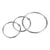 Metal Binder Rings, 20/pack, Nickel-Plated