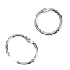 Metal Binder Rings, 20/pack, Nickel-Plated