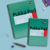 Pukka Pad Jotta Wirebound A4, squared, 80gsm, 200sheets/pad, Green