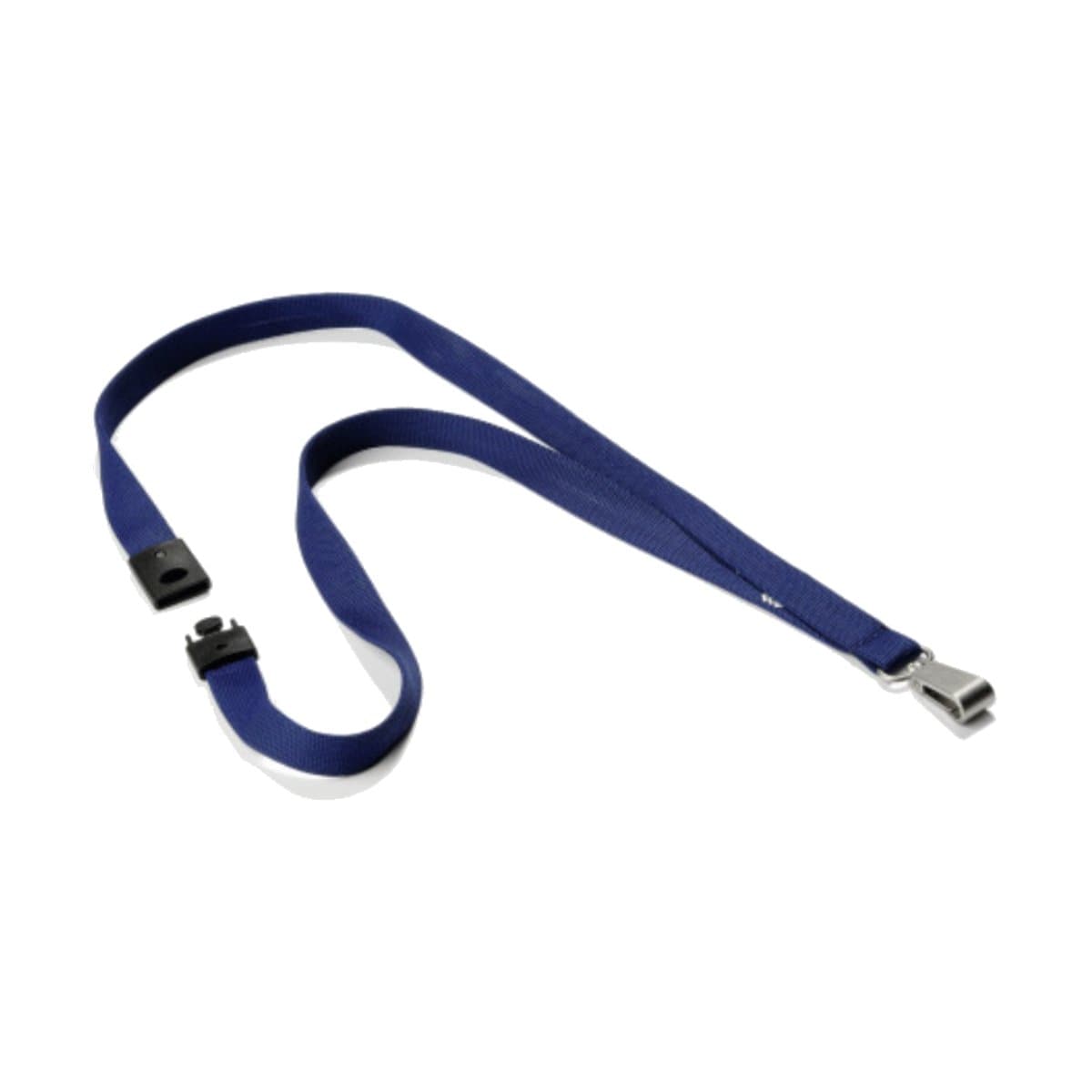 Durable Textile Lanyard 15 mm, Midnight Blue