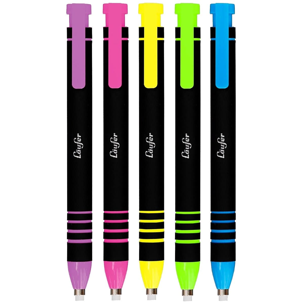 Laufer TREND Eraser-Pen, multi-purpose, Assorted Colors in Blister pack