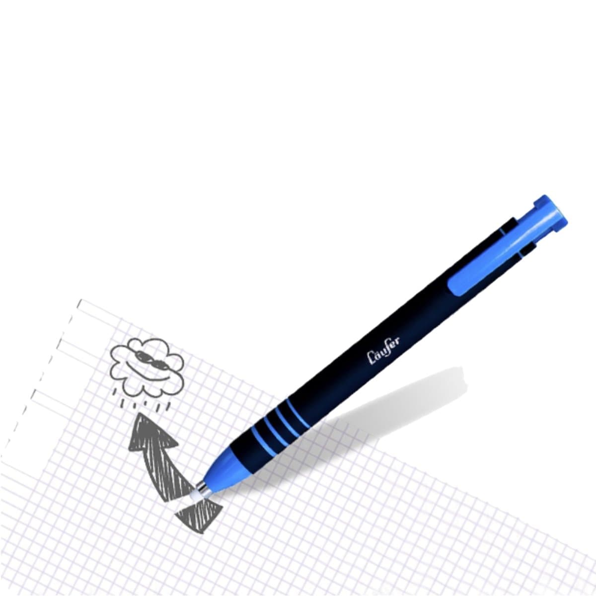 Laufer TREND Eraser-Pen, multi-purpose, Assorted Colors in Blister pack ...