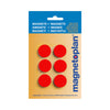 Magnetoplan Magnets Discofix, 25mm, 6/pack, Red