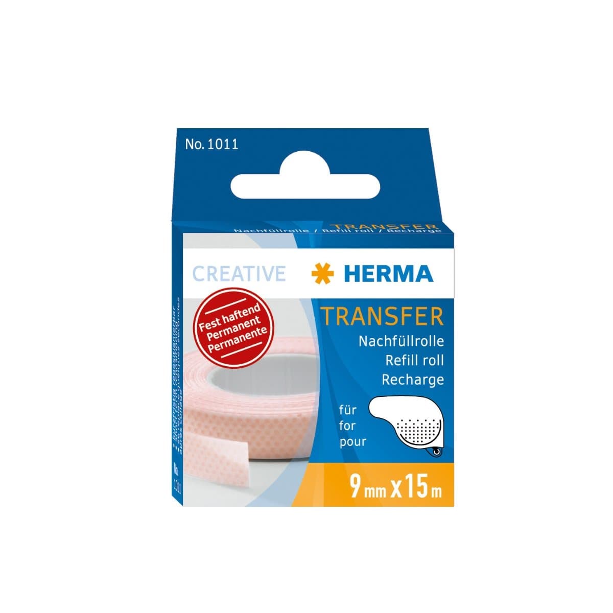 Herma Transfer Glue Refill, permanent, 9 mm x 15 m