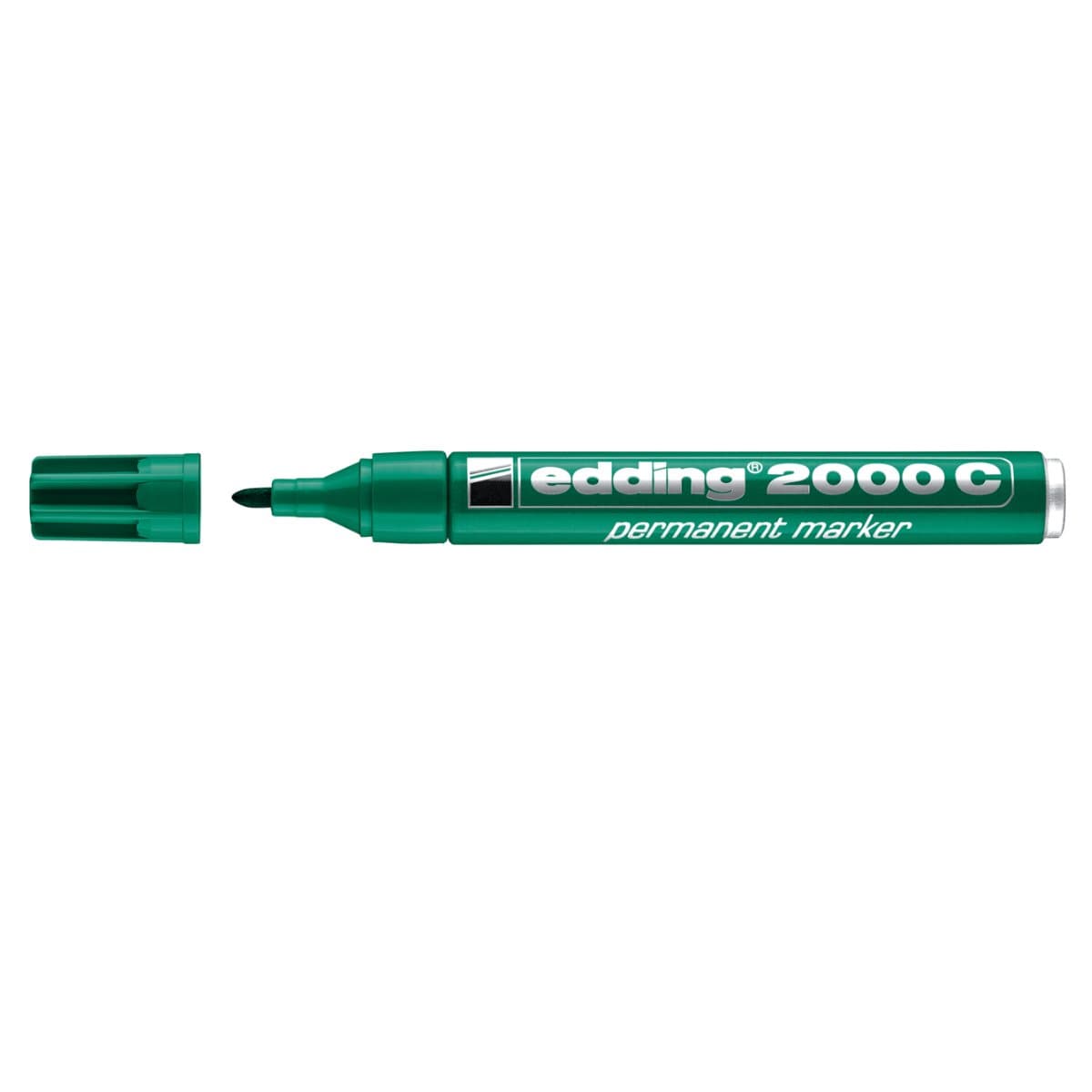 edding 2000C Permanent Marker, 1.5-3mm Bullet Tip, Green