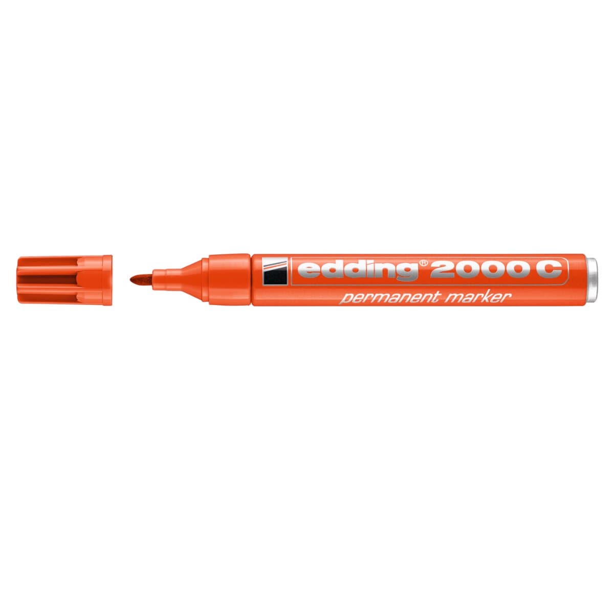 edding 2000C Permanent Marker, 1.5-3mm Bullet Tip, Orange