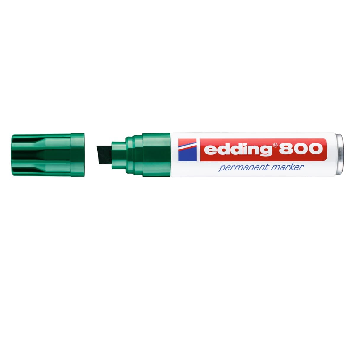 edding 800 Permanent Marker, 4-12mm Chisel Tip, Green