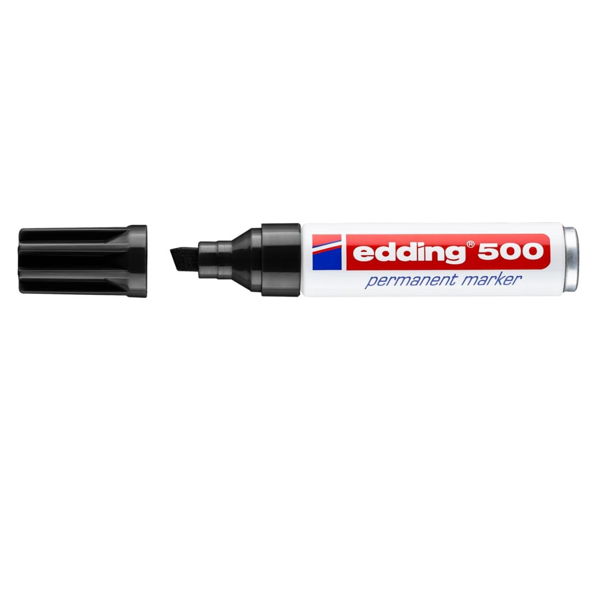 edding 500 Permanent Marker 2 7mm Chisel Tip Black Office