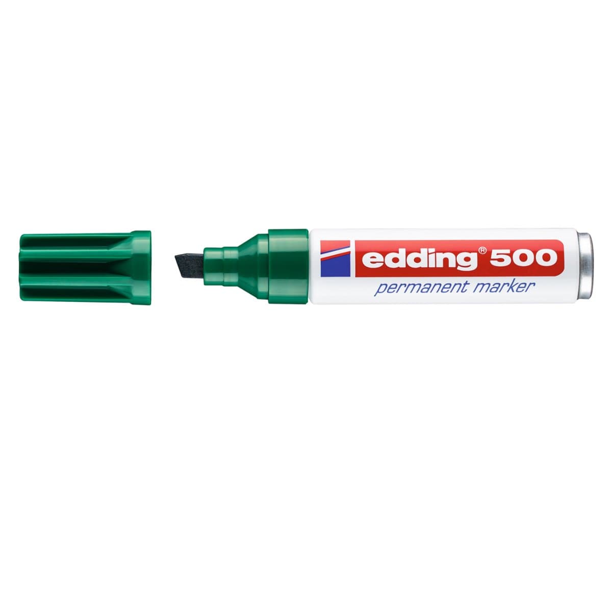 edding 500 Permanent Marker, 2-7mm Chisel Tip, Green