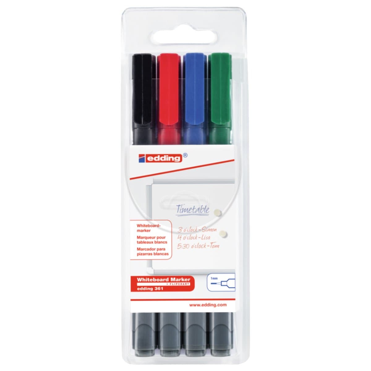 Edding 361 Whiteboard Whiteboard Marker Pen Fine Tip Extra Fine