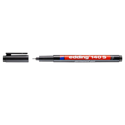 edding 140 S Permanent Multi-Marker Superfine, 0.3mm, Black