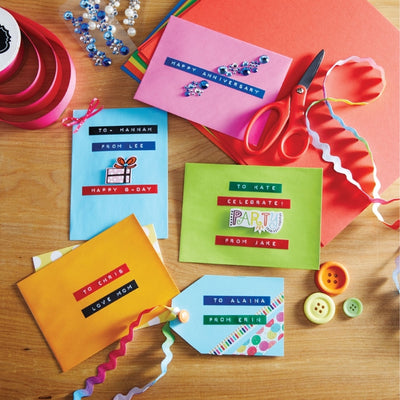 Dymo Vintage Embossing Tape, 9mm x 3m, Assorted Colors