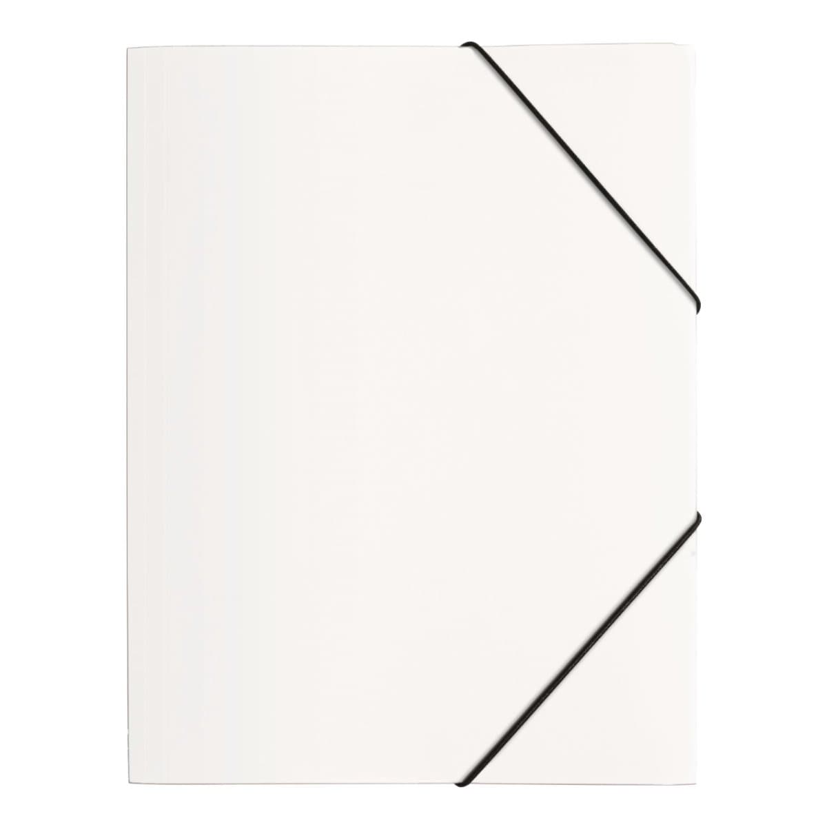 Pagna Folder A4 with elastic fastener PP, White