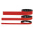 Magnetoplan Magnetic Strips, different sizes, Red