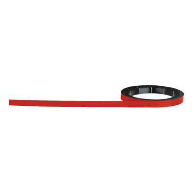 Magnetoplan Magnetic Strips, different sizes, Red