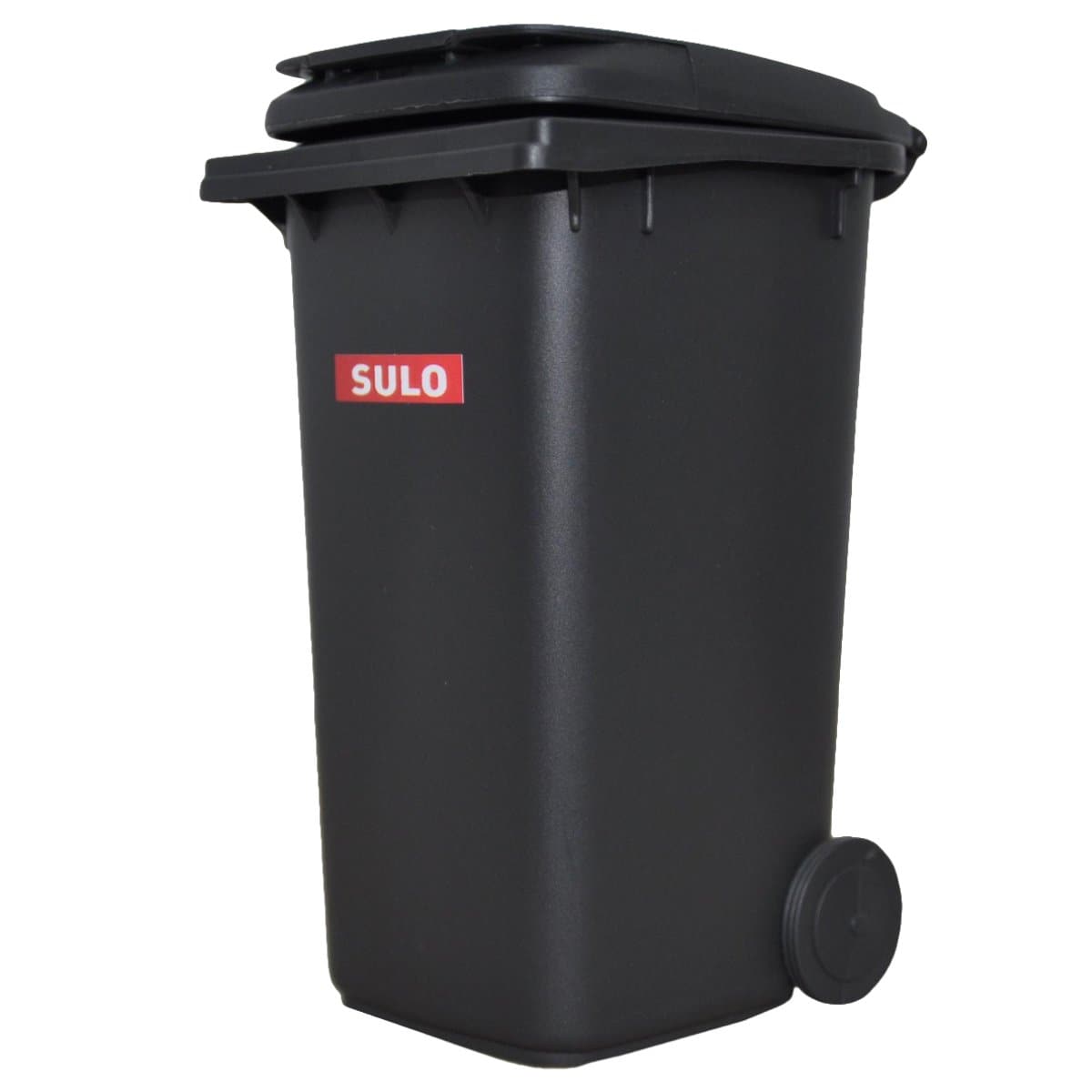 Black garbage bin discount