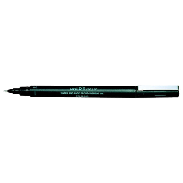 uni pin 04 Fine Line Pen, Pigment Ink, 0.4mm, 12/box, Black - Office ...