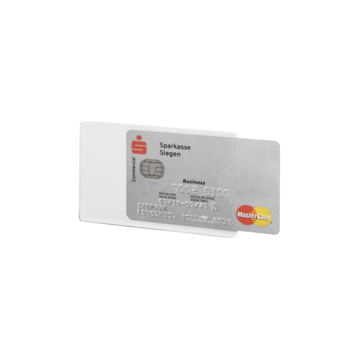 Durable RFID SECURE Credit Card Sleeve, 3/pack