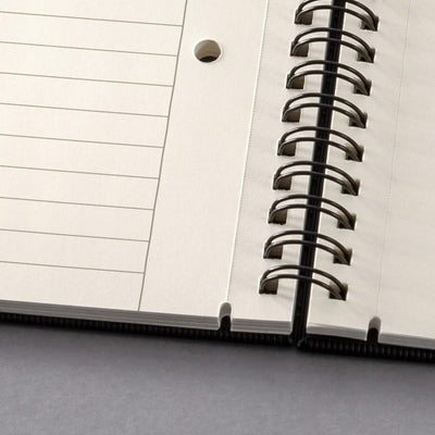 Sigel Spiral Notepad CONCEPTUM A5, Hardcover, Lined, Black