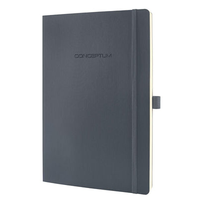 Sigel Notebook CONCEPTUM A4, Softcover, Lined, Anthracite