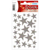 Herma Magic Stickers STARS, Assorted Sizes, 27/pack, Glitter Silver