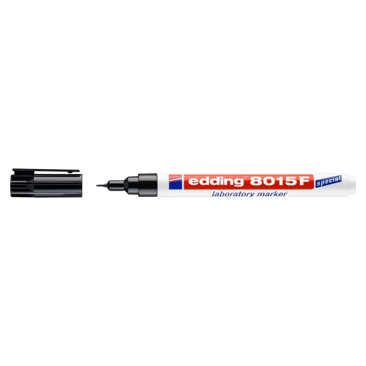 edding 8015F Laboratory Marker, 0.75mm Bullet Tip, Black