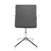 Topstar CUBE Swivel Visitor Meeting Chair with armrests, Fabric Anthrazite