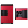 Eagle EGE-085 Fire Resistant Safe, Digital & Key & Finger Print Lock, Black/Red