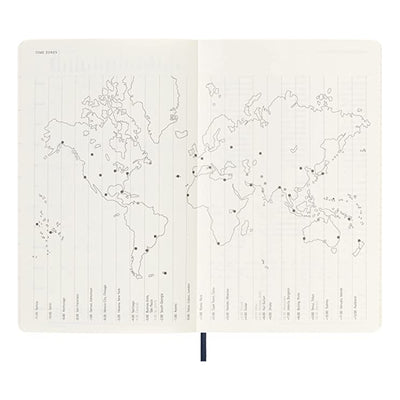 MOLESKINE 2024 Daily Diary/Planner A5, 13 x 21 cm, softcover, Sapphire Blue