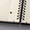 Sigel Spiral Notepad CONCEPTUM A4, Hardcover, Graph- ruled, Black