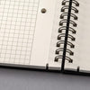 Sigel Spiral Notepad CONCEPTUM A5, Hardcover, Graph- ruled, Black