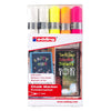 edding 4095 Chalk Marker Set, 2-3mm Bullet Tip, 5/set