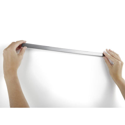 Durable DURAFIX Self-Adhesive Magnetic Clip Strip, 5m/roll, Silver