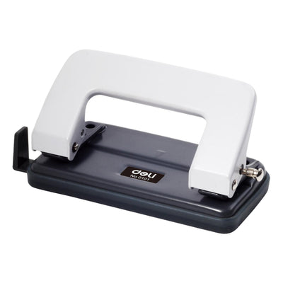 deli 2 Hole Puncher No. 0101, 10 Sheets Capacity, Assorted Colors