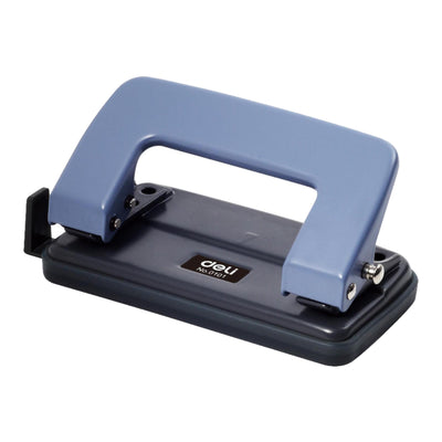 deli 2 Hole Puncher No. 0101, 10 Sheets Capacity, Assorted Colors