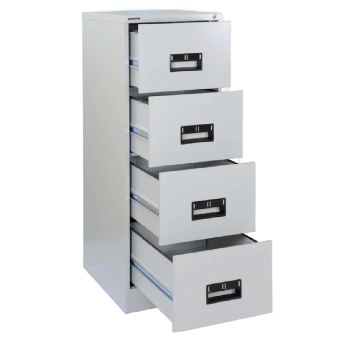 Hadid 4 Drawers Filing Cabinet, White - Office Supplies