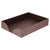 Konrad S. Letter Tray, PU Leather, Brown