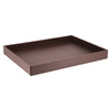 Konrad S. Serving Tray, 40 x 30cm, PU Leather, Brown