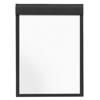 Konrad S. Clip Board with Magnetic Flap A4, PU Leather, Black