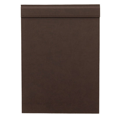 Konrad S. Clip Board with Magnetic Flap A4, PU Leather, Brown