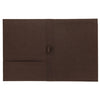Konrad S. Conference Folder for A4 Notepad, PU Leather, Brown