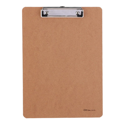 deli MDF Low Profile Clip Board A4